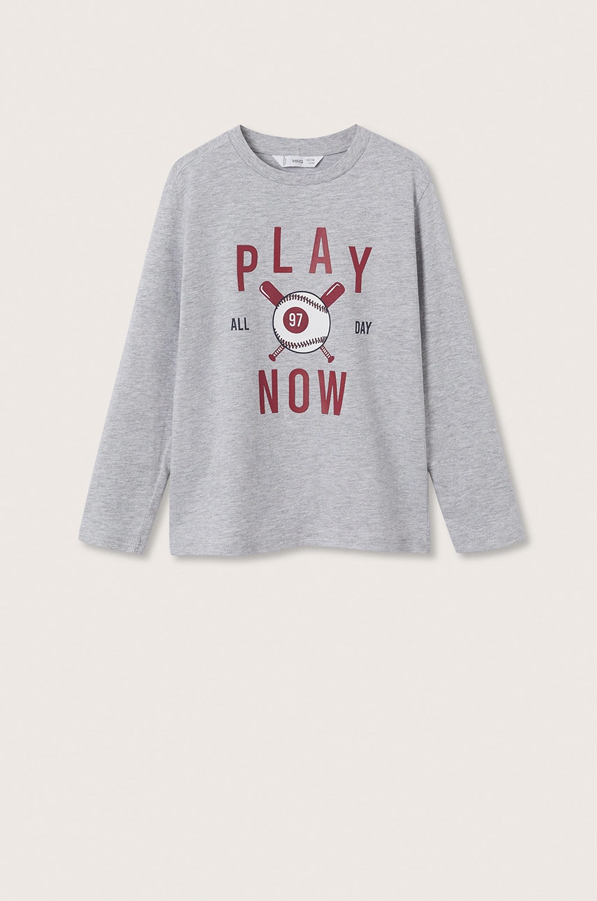 Mango Kids - longsleeve copii athlet