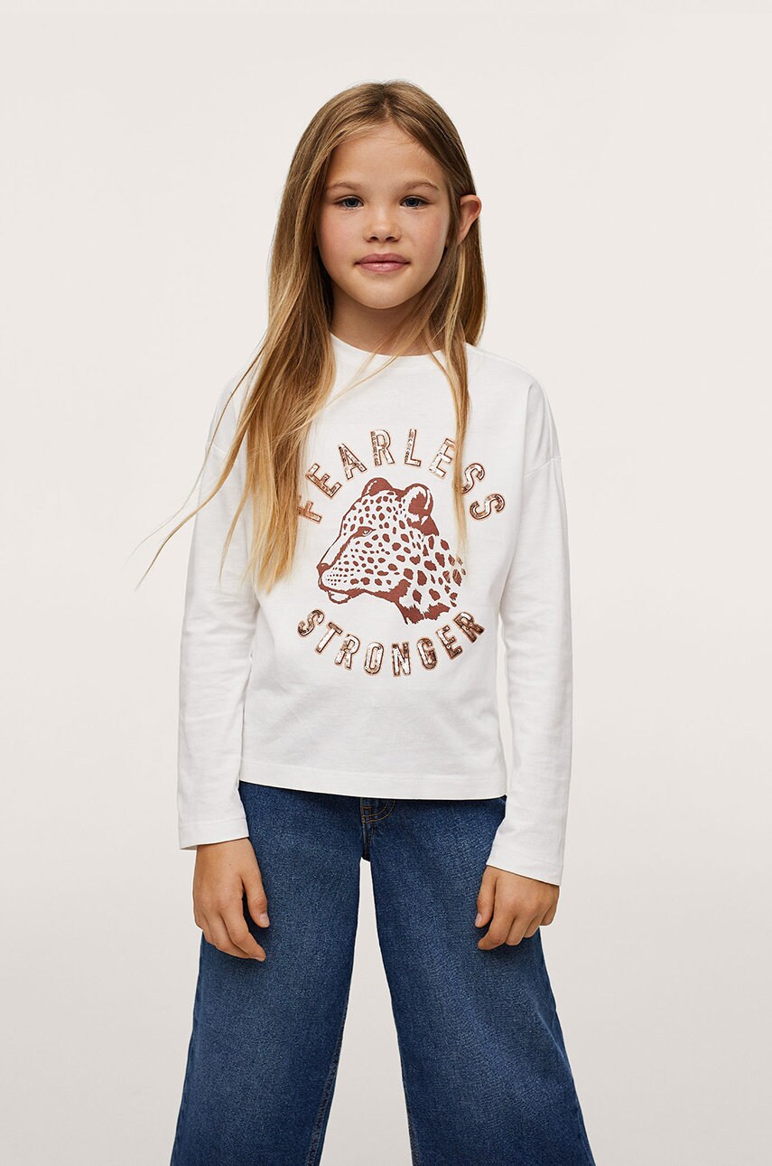 Mango Kids - longsleeve copii fiera