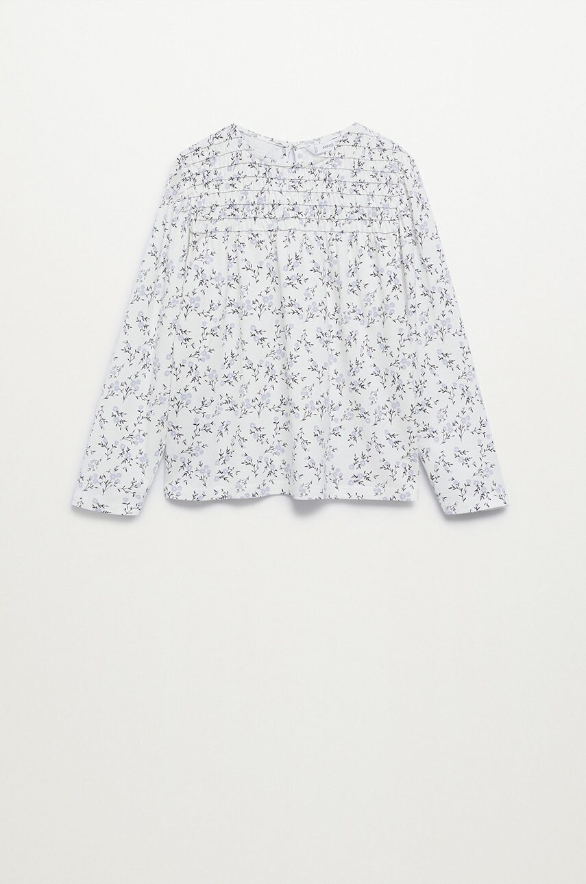 Mango kids - longsleeve din bumbac pentru copii helen