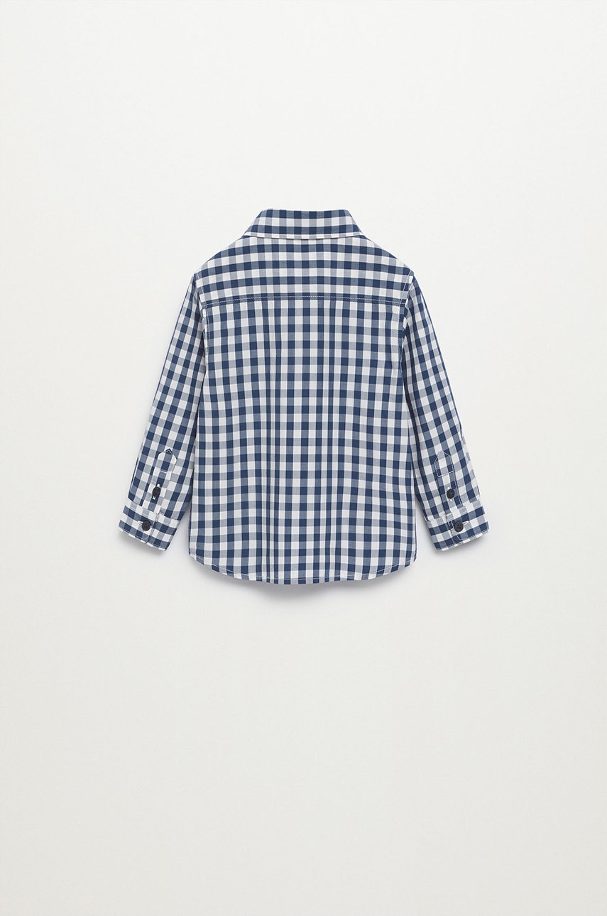 

Детская хлопковая рубашка Mango Kids CHECKS