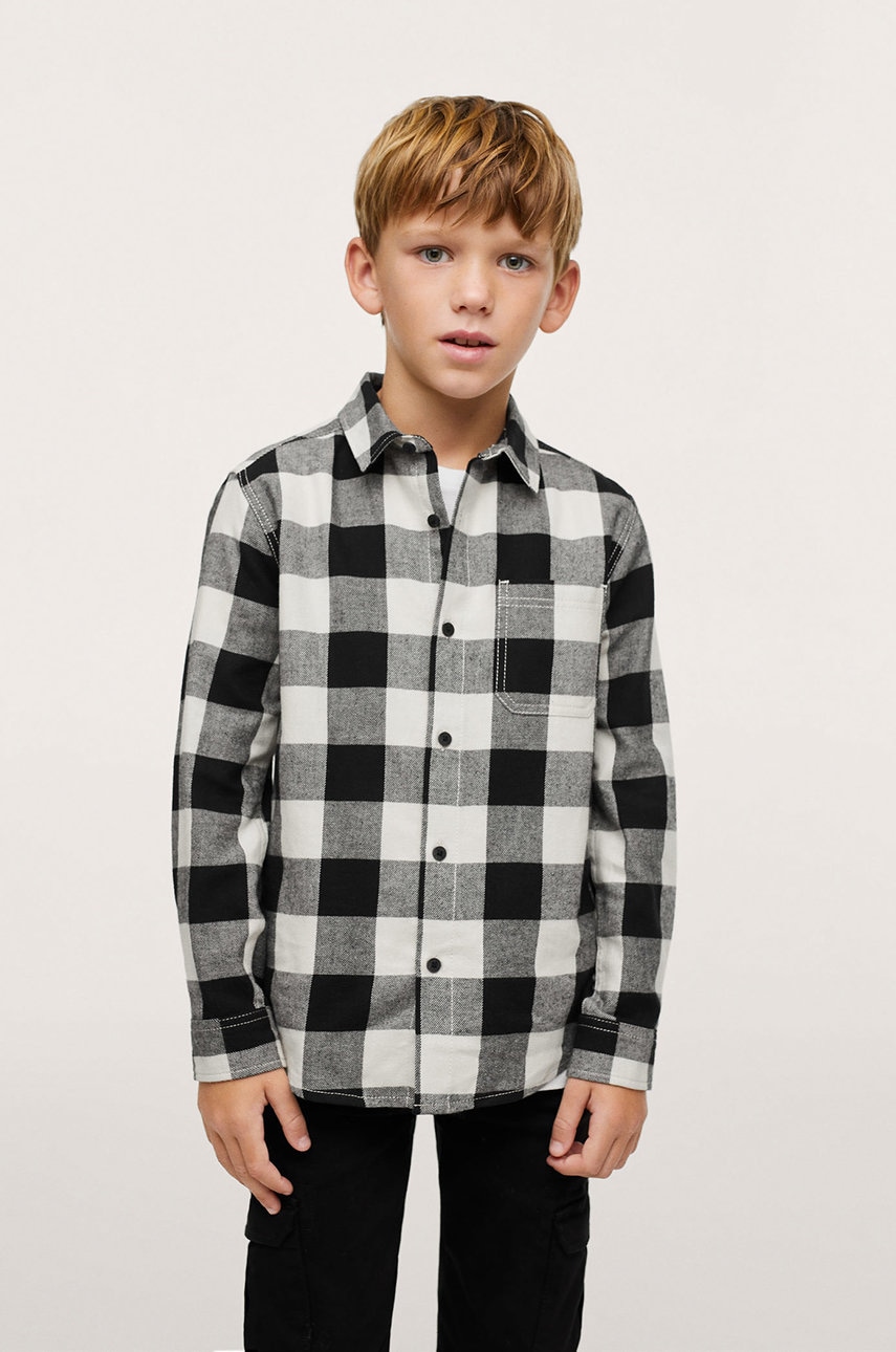 Mango Kids - camasa de bumbac pentru copii lenny