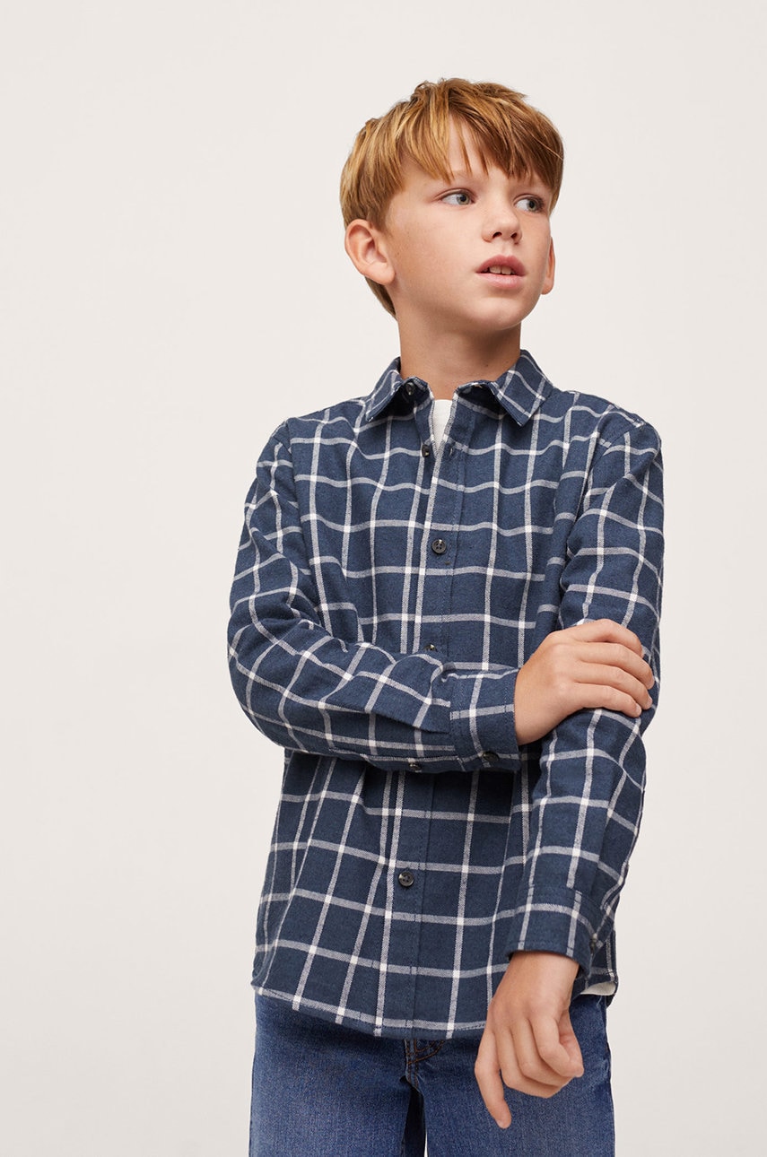 Mango Kids - camasa de bumbac pentru copii apolo