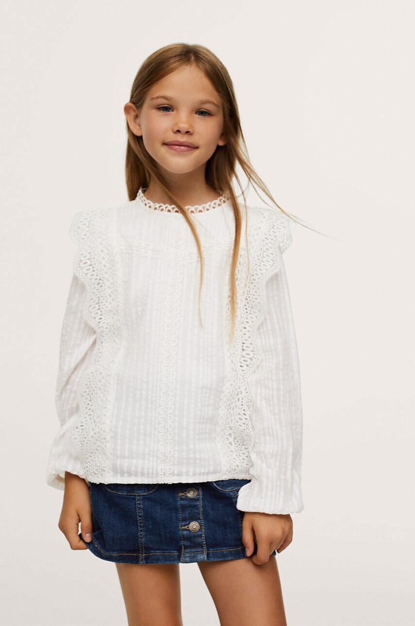 Mango kids - camasa de bumbac pentru copii daniela
