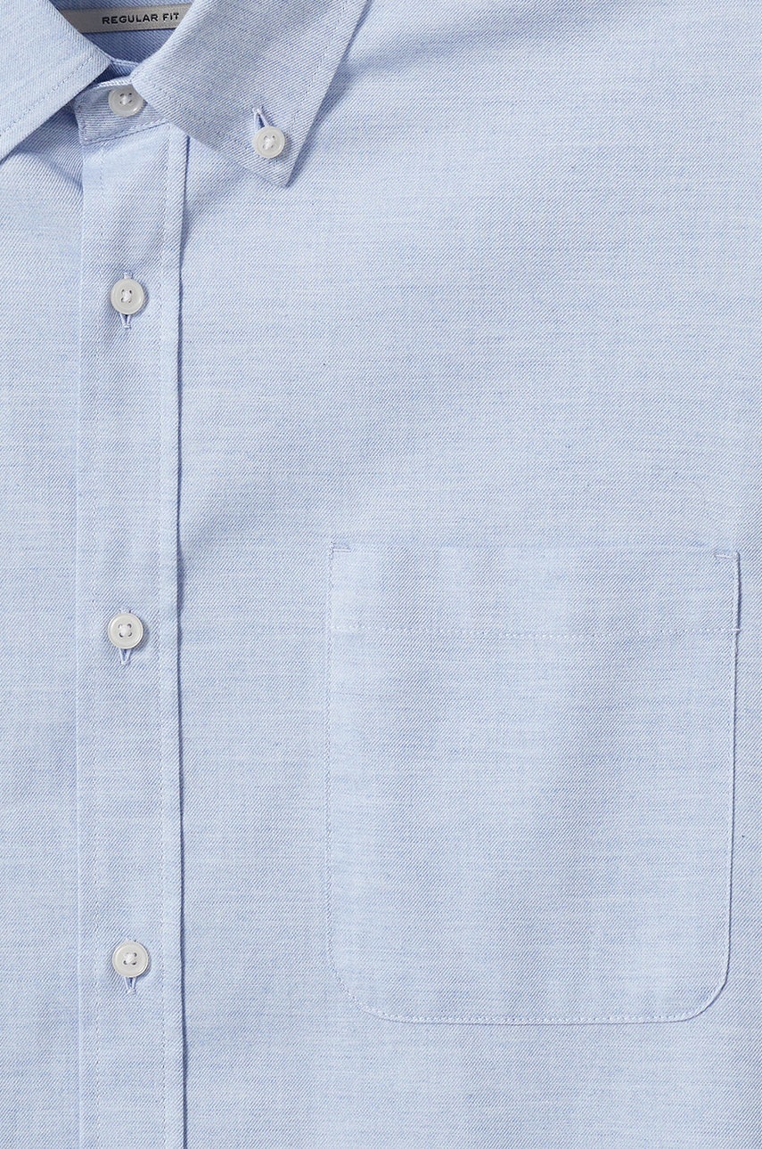 

Хлопковая рубашка Mango Man мужская regular воротник button-down