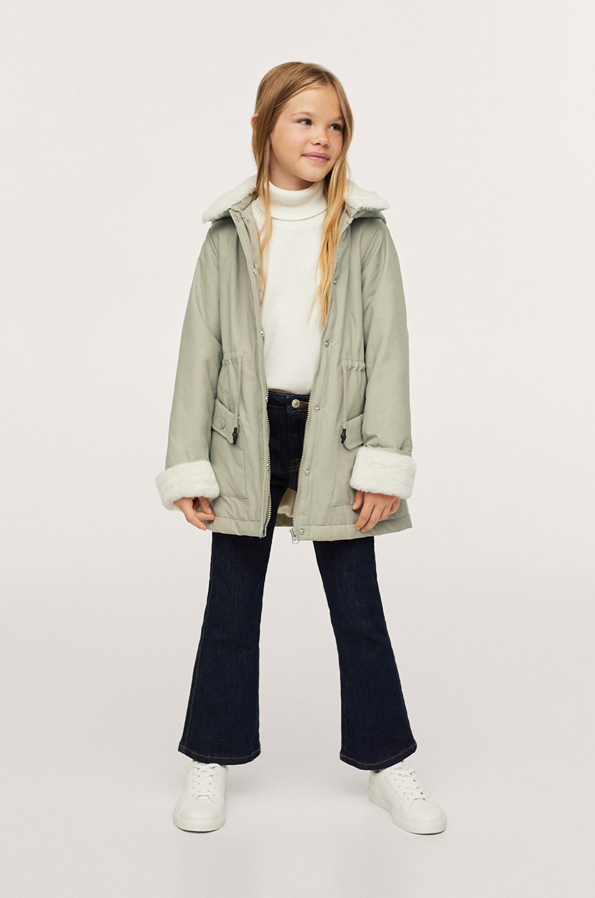 

Детская парка Mango Kids Victoria цвет бирюзовый