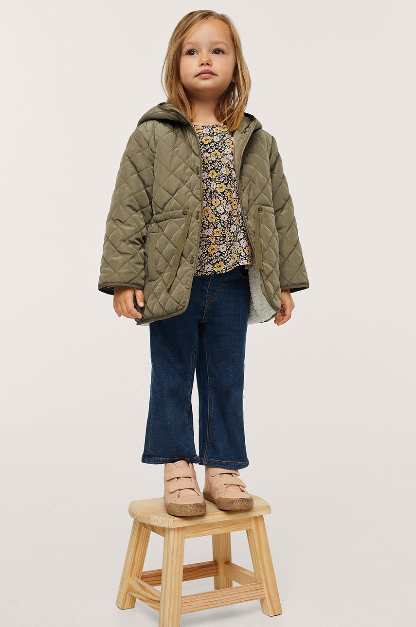 

Детская куртка Mango Kids Masha цвет коричневый
