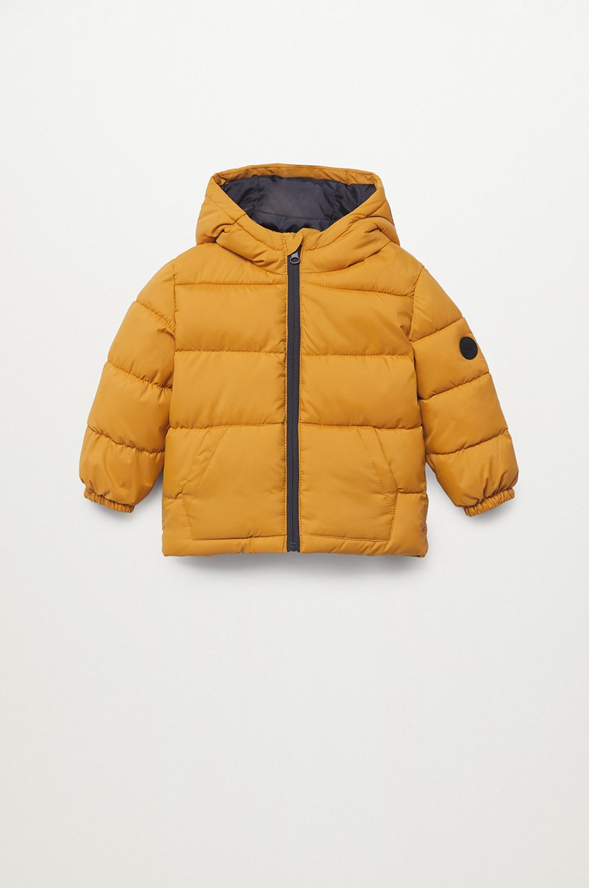 

Детско яке Mango Kids Aldo в жълто, Жълт