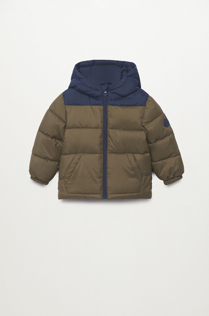 

Детско яке Mango Kids Aldo в кафяво, Кафяв