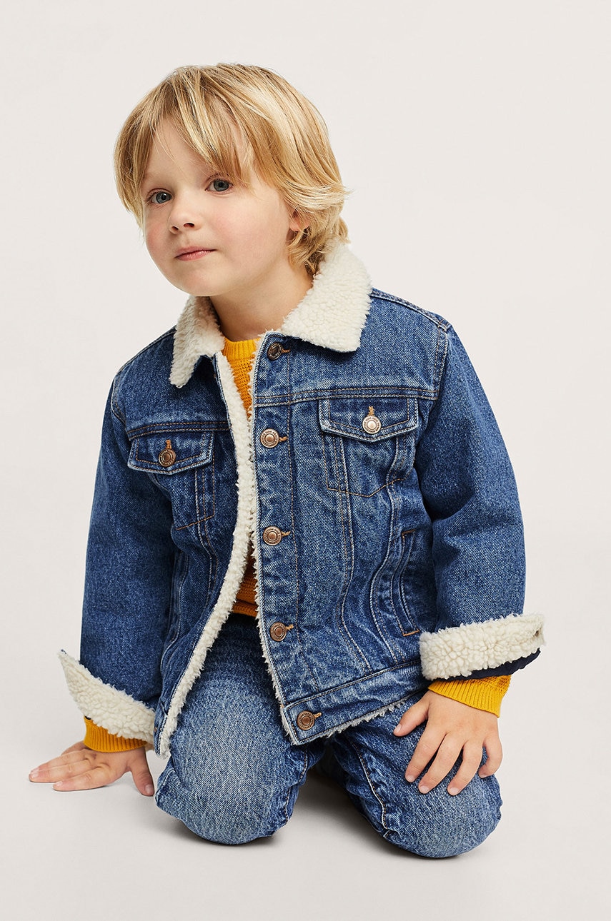 Mango Kids - geaca de blugi pentru copii eliot
