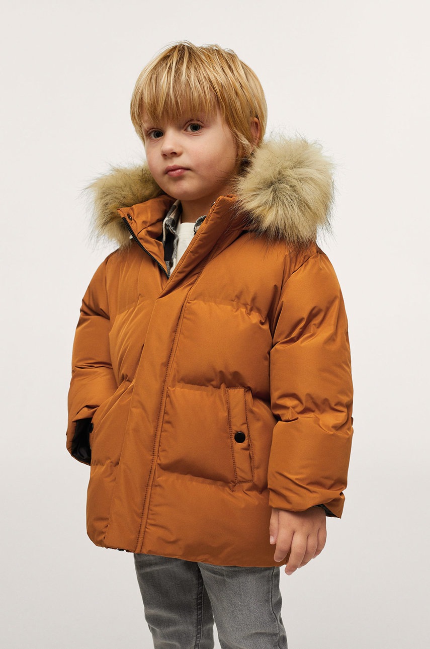 

Mango Kids - Детско яке Loren, Кафяв
