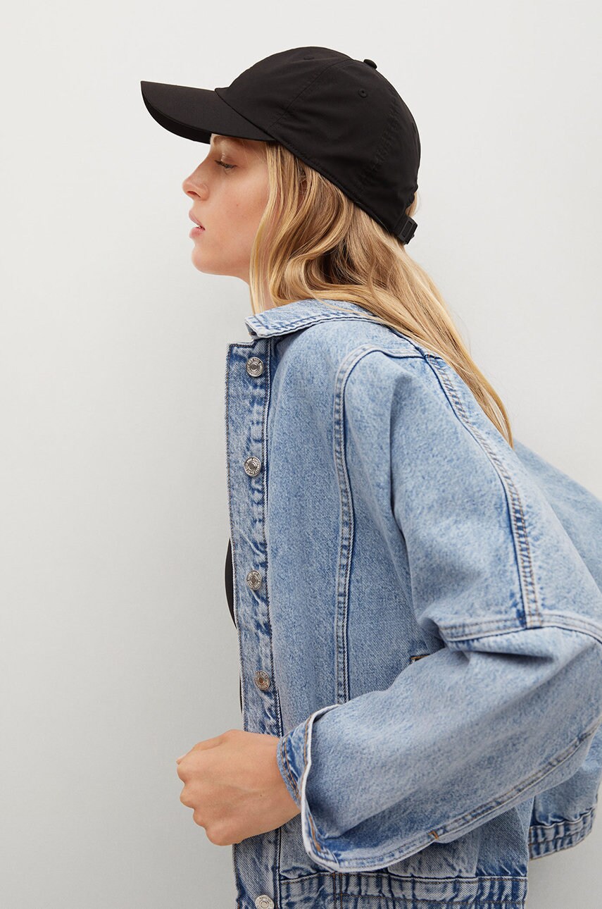 

Джинсовая куртка Mango CANDELA женская переходная oversize