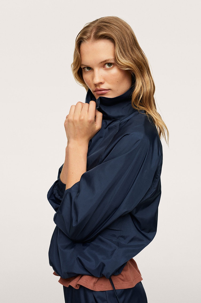 

Куртка Mango Gilda1 женская цвет синий переходная