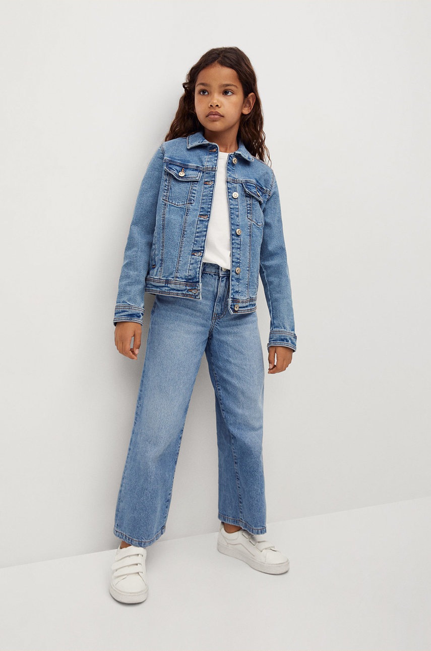 

Дитяча джинсова куртка Mango Kids Allegra 122-164 cm