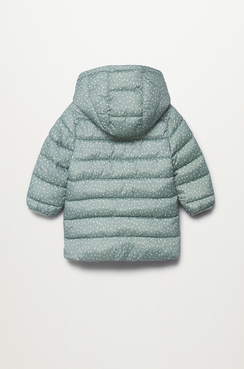 

Дитяча куртка Mango Kids JULONG колір бірюзовий