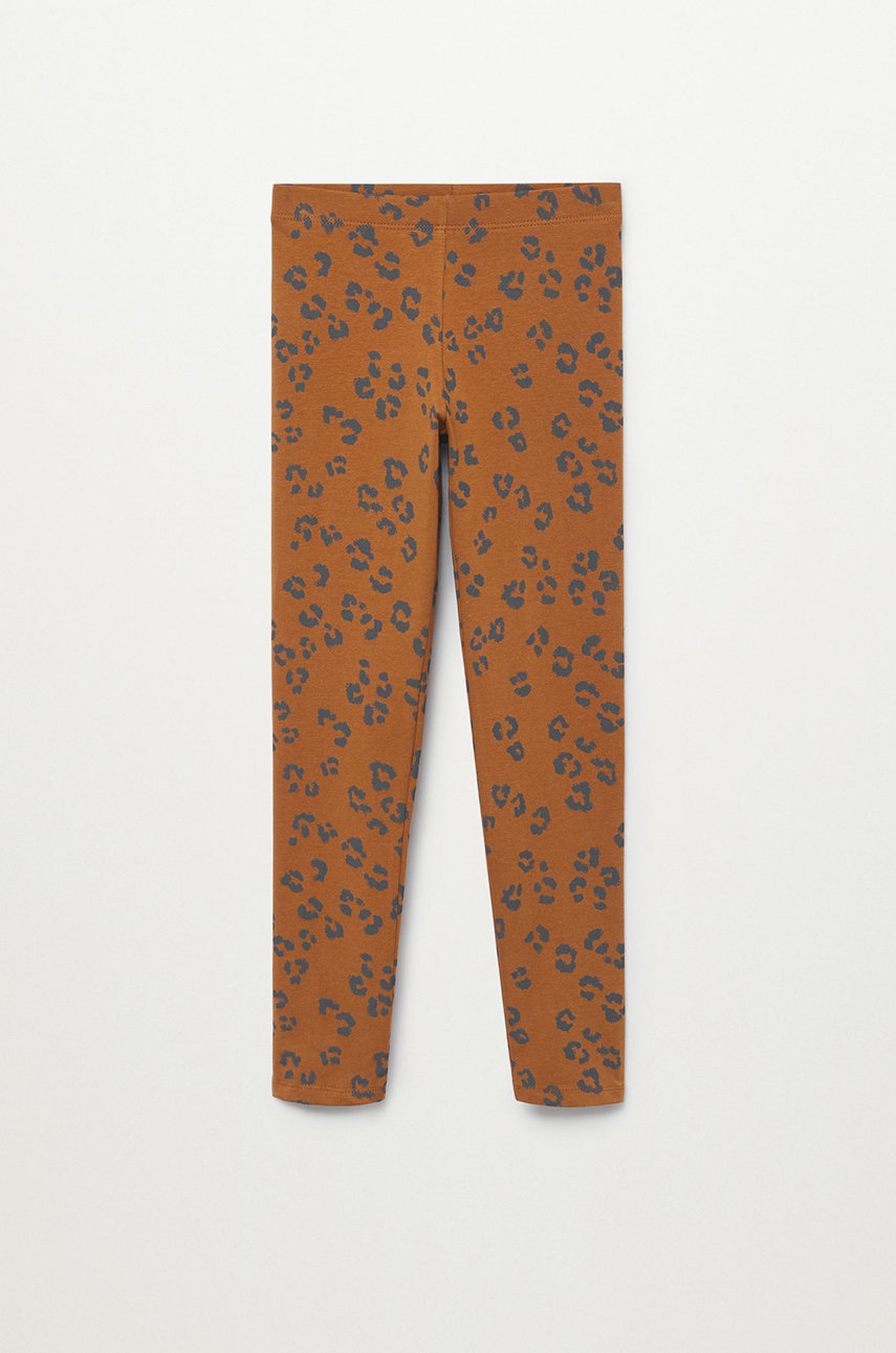 

Детски клин Mango Kids в жълто с десен, Жълт