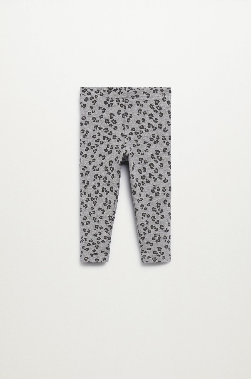 

Детски клин Mango Kids Eliob в сиво с десен, Сив