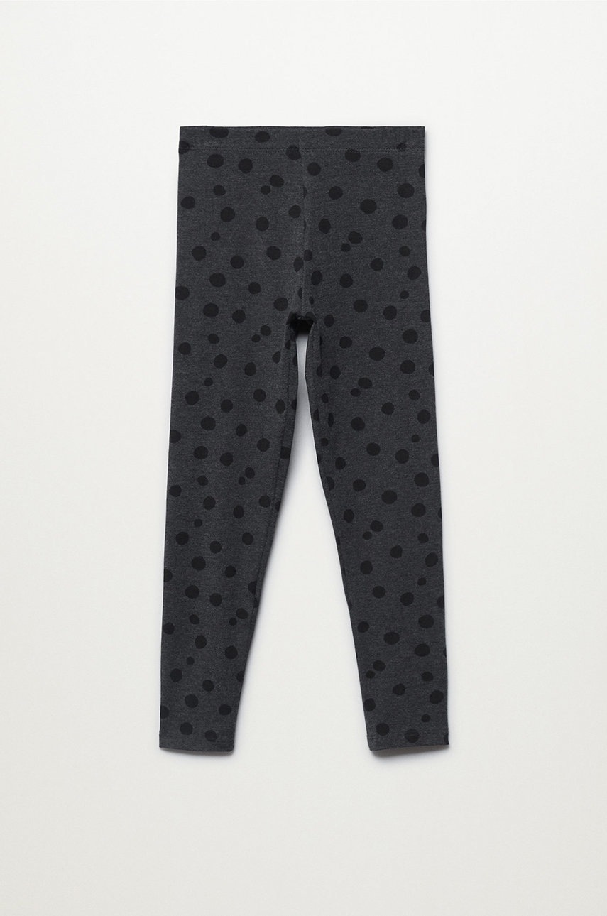 

Детски клин Mango Kids в сиво с десен, Сив