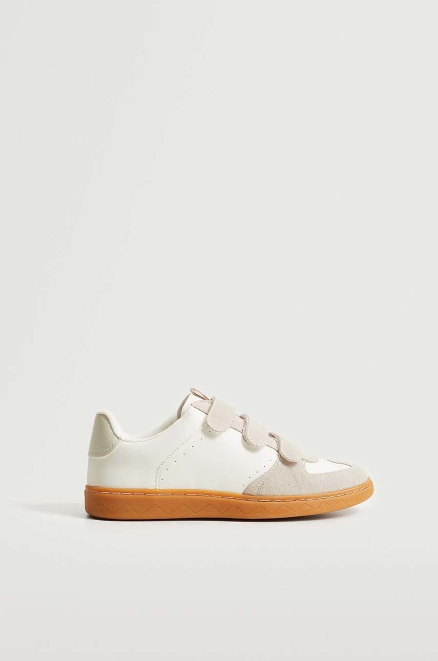 Mango pantofi cactus culoarea galben, cu toc plat
