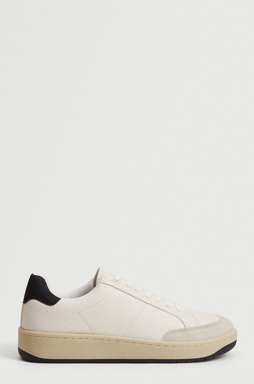 Mango man pantofi fasano culoarea alb