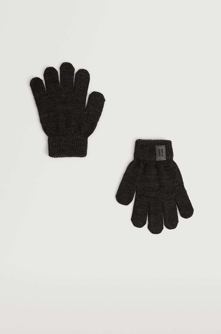 

Детски ръкавици Mango Kids, Сив