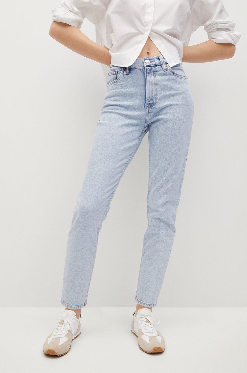 Mango Jeans Newmom femei, high waist 2023 ❤️ Pret Super answear imagine noua 2022