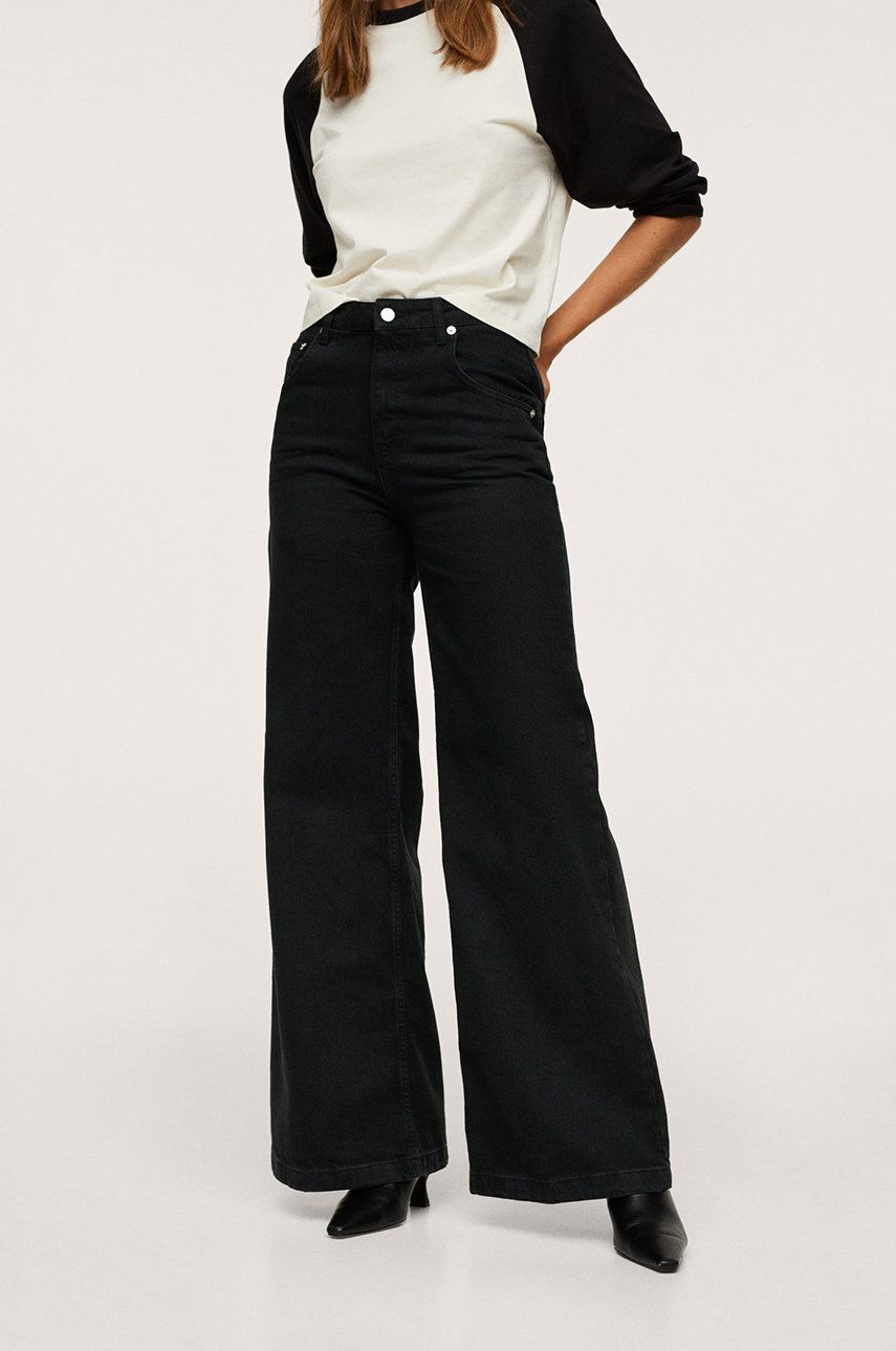 Mango Jeans femei, high waist answear.ro imagine megaplaza.ro
