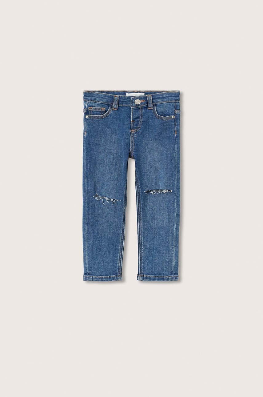 Mango Kids - jeans copii sky