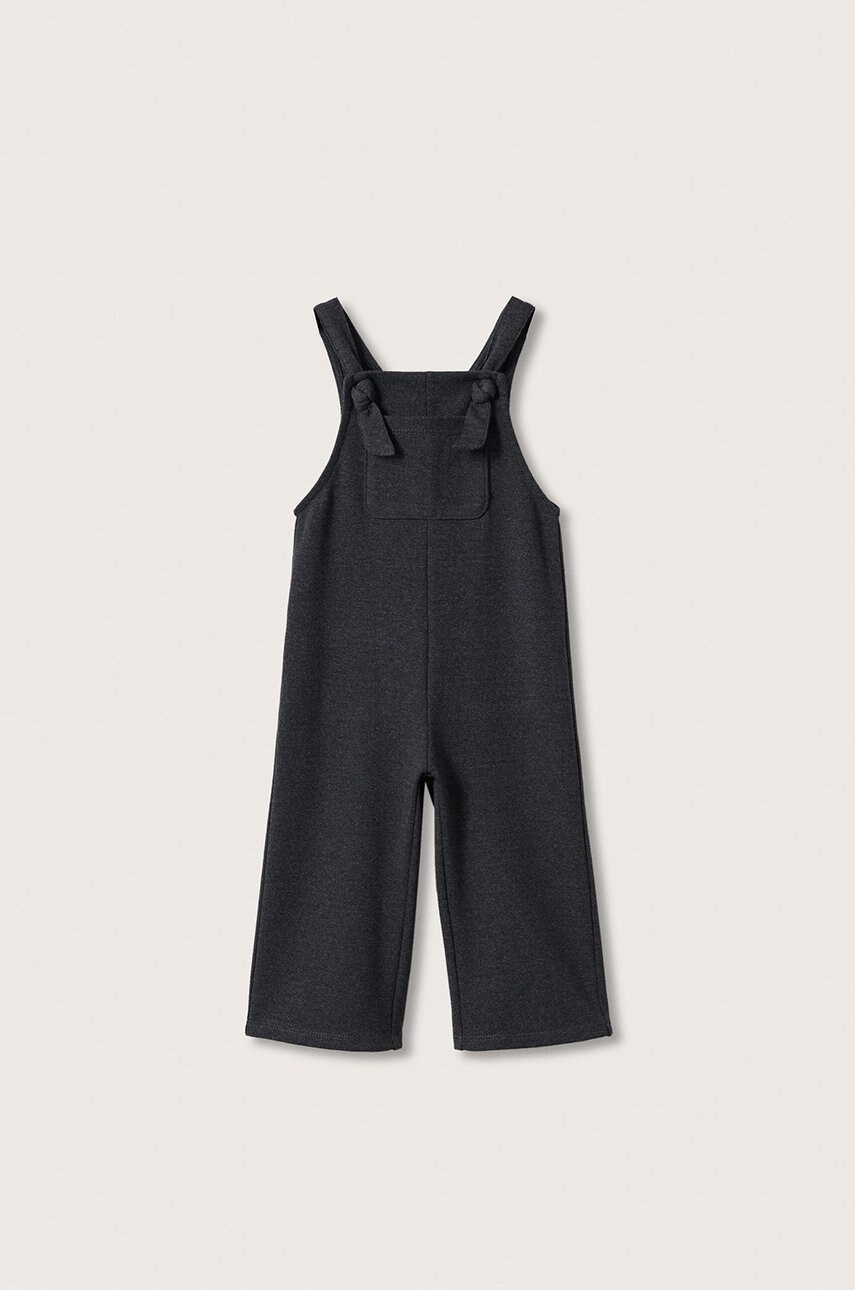 Mango kids salopetă copii vivianb culoarea gri