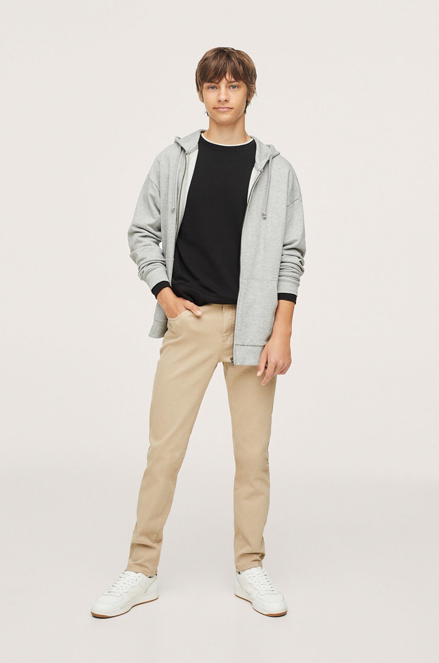 

Дитячі штани Mango Kids колір прозорий гладке