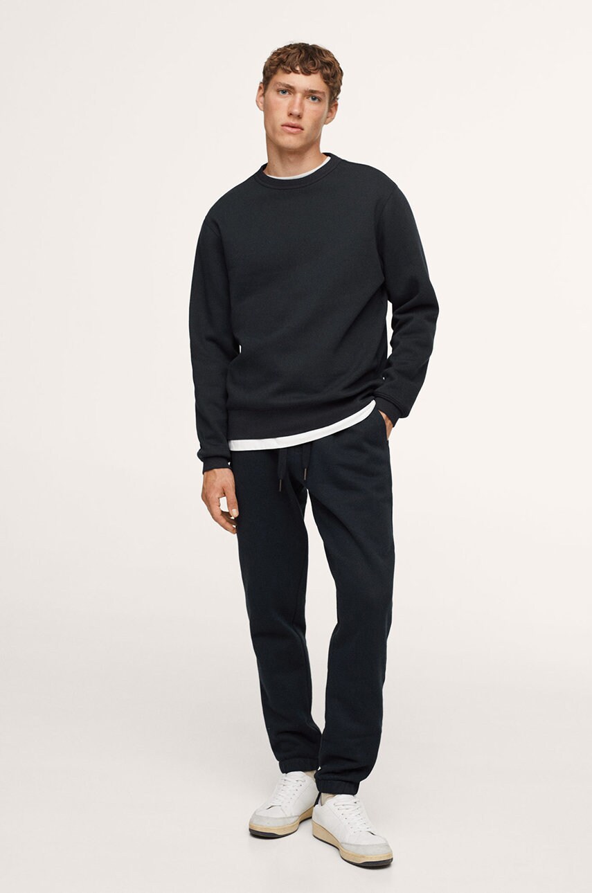 

Брюки Mango Man мужские цвет синий jogger