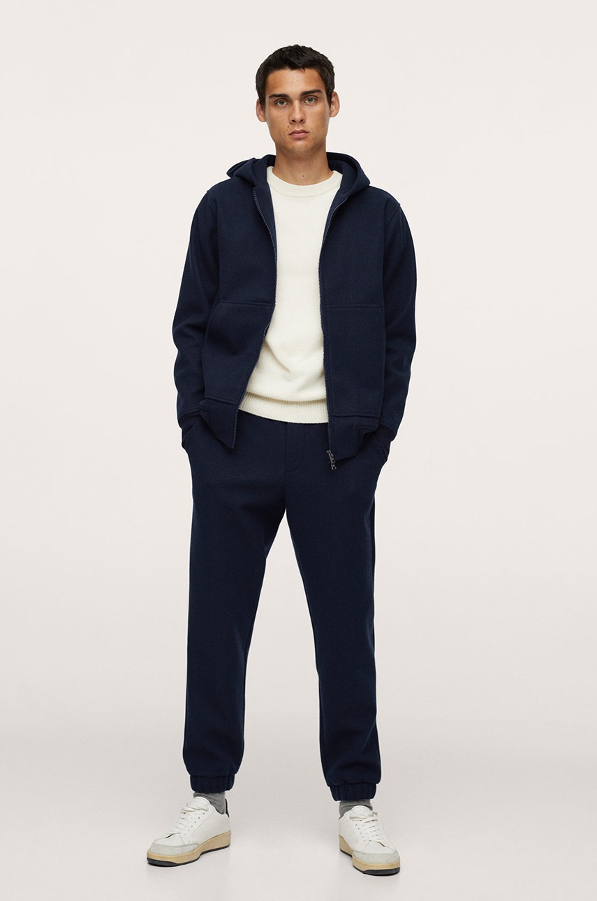 

Штани Mango Man Inca чоловічі колір синій фасон jogger