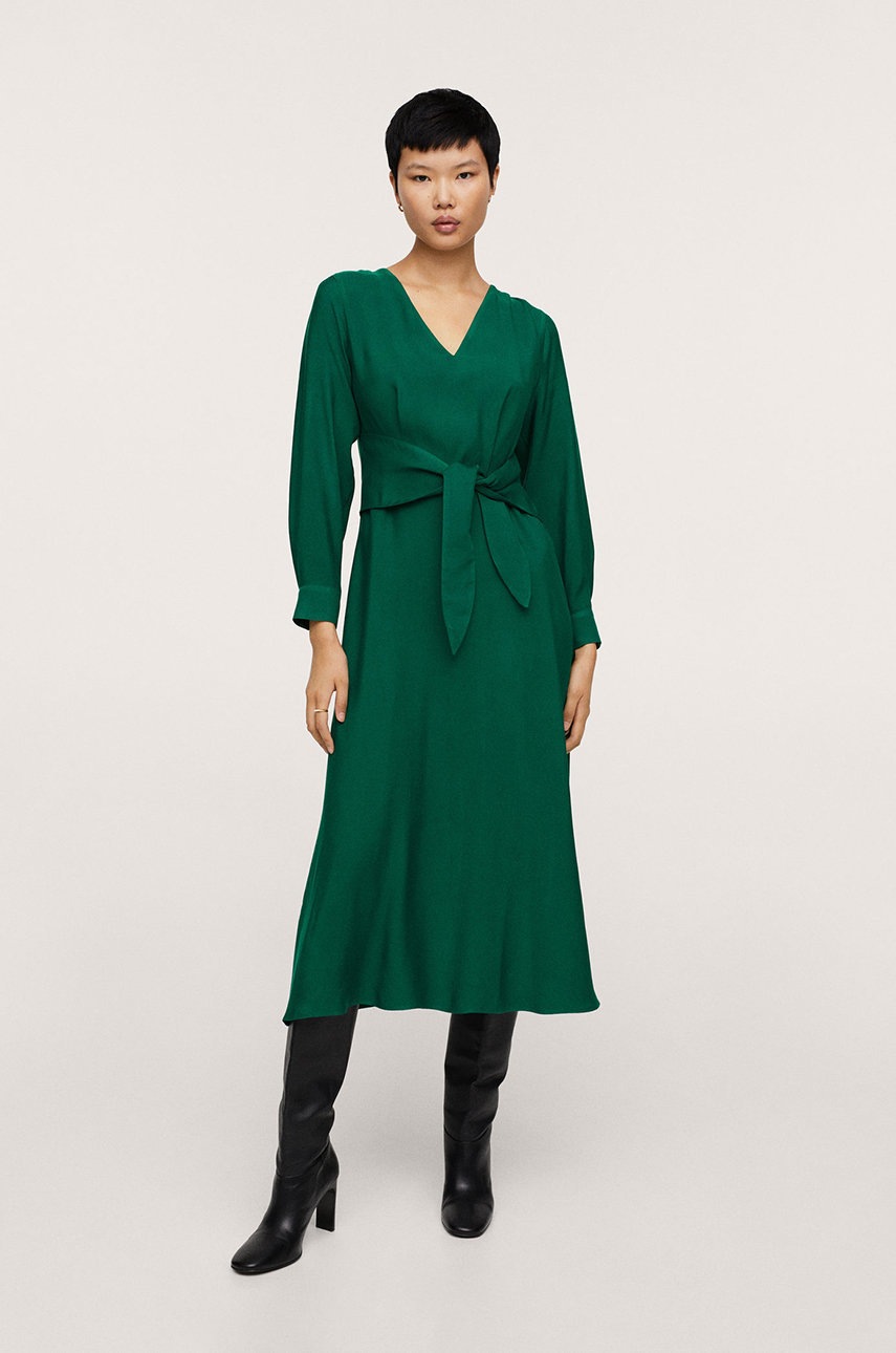 

Платье Mango Nala midi прямое