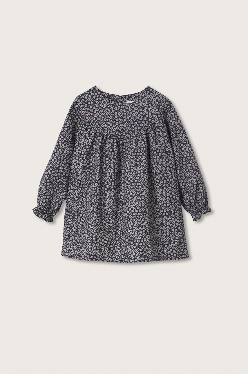 Mango Kids - rochie din bumbac pentru copii clara