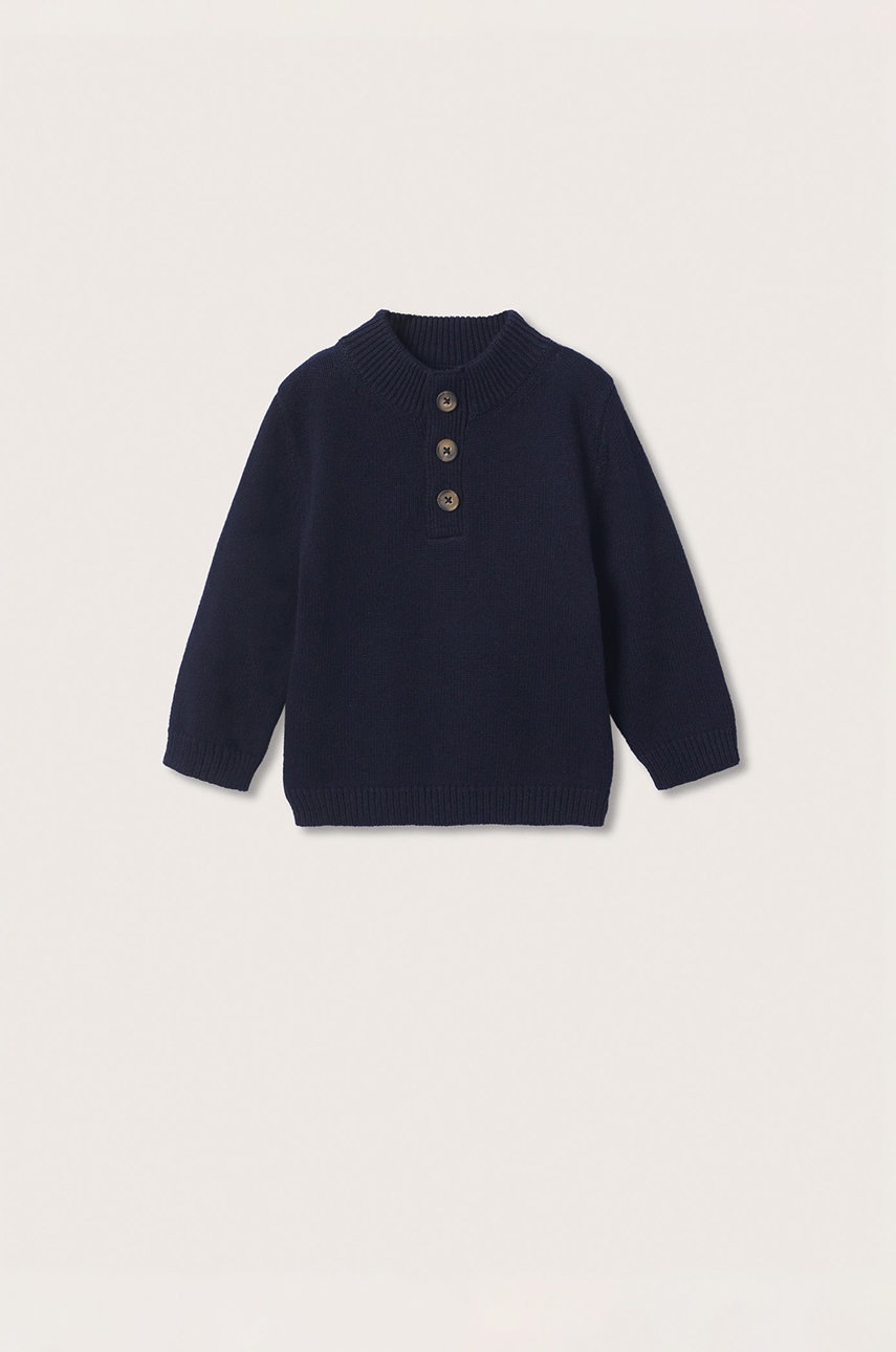 

Дитячий светр Mango Kids колір синій легкий