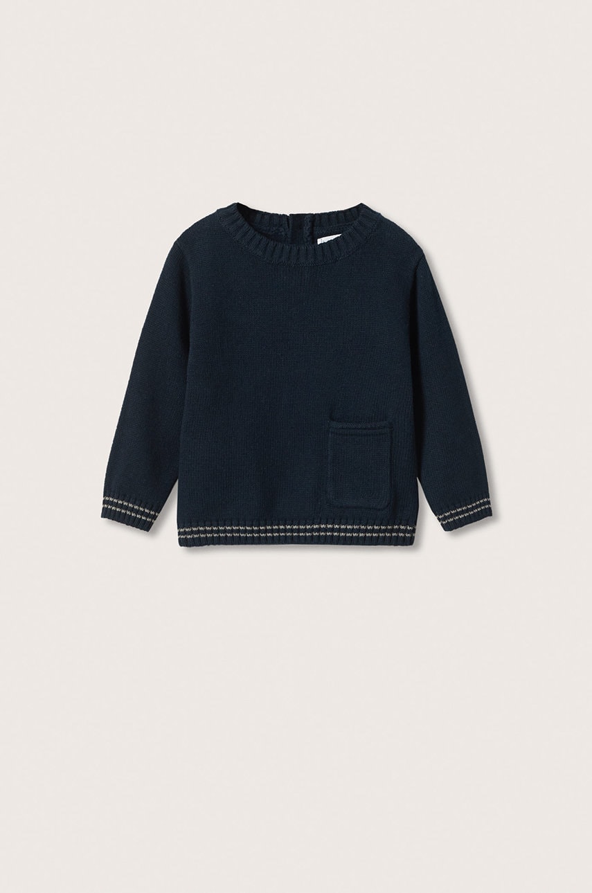 Mango Kids - pulover de bumbac pentru copii russel