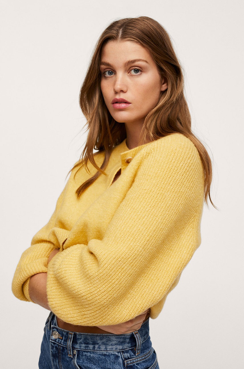 

Джемпер Mango Humma женский цвет жёлтый лёгкий