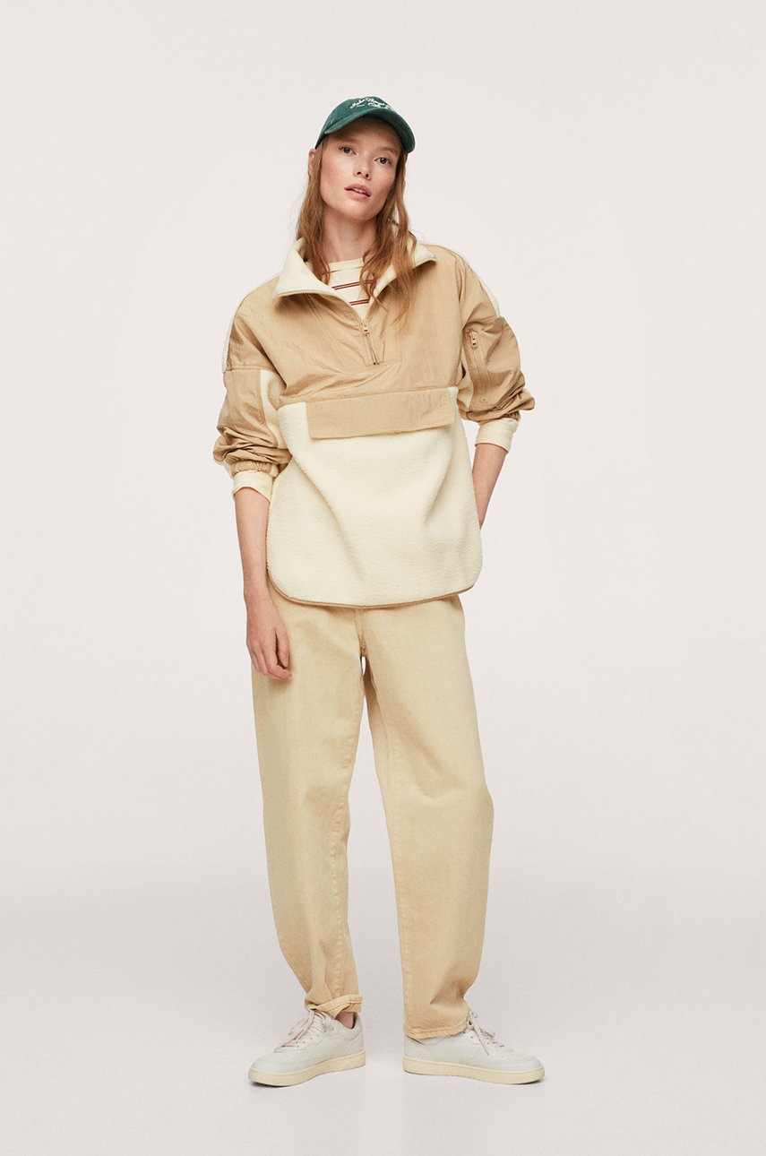 

Кофта Mango женский цвет бежевый