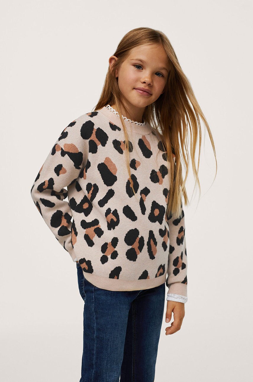 Mango Kids - pulover copii miau
