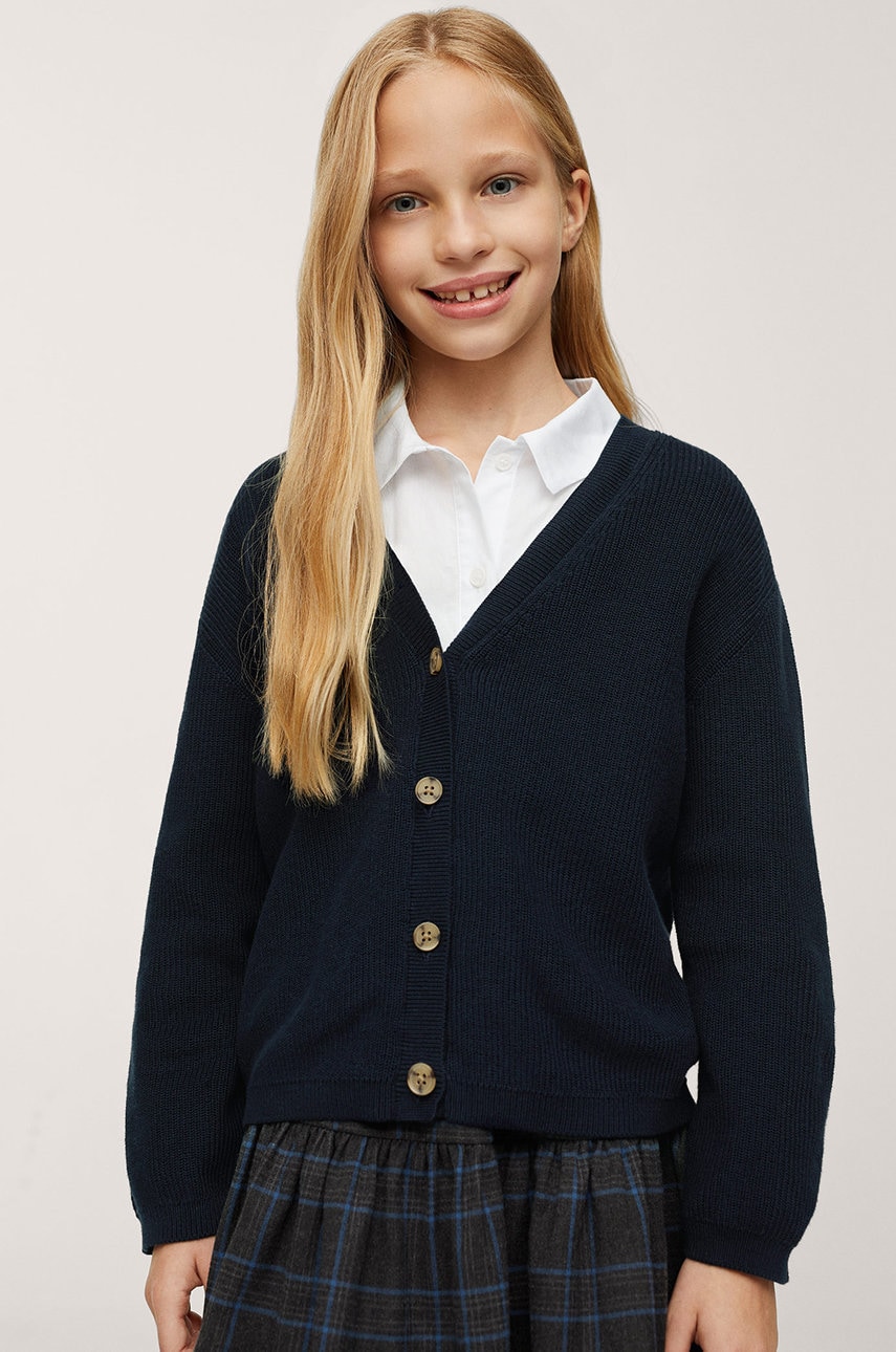 Mango Kids - cardigan copii dada