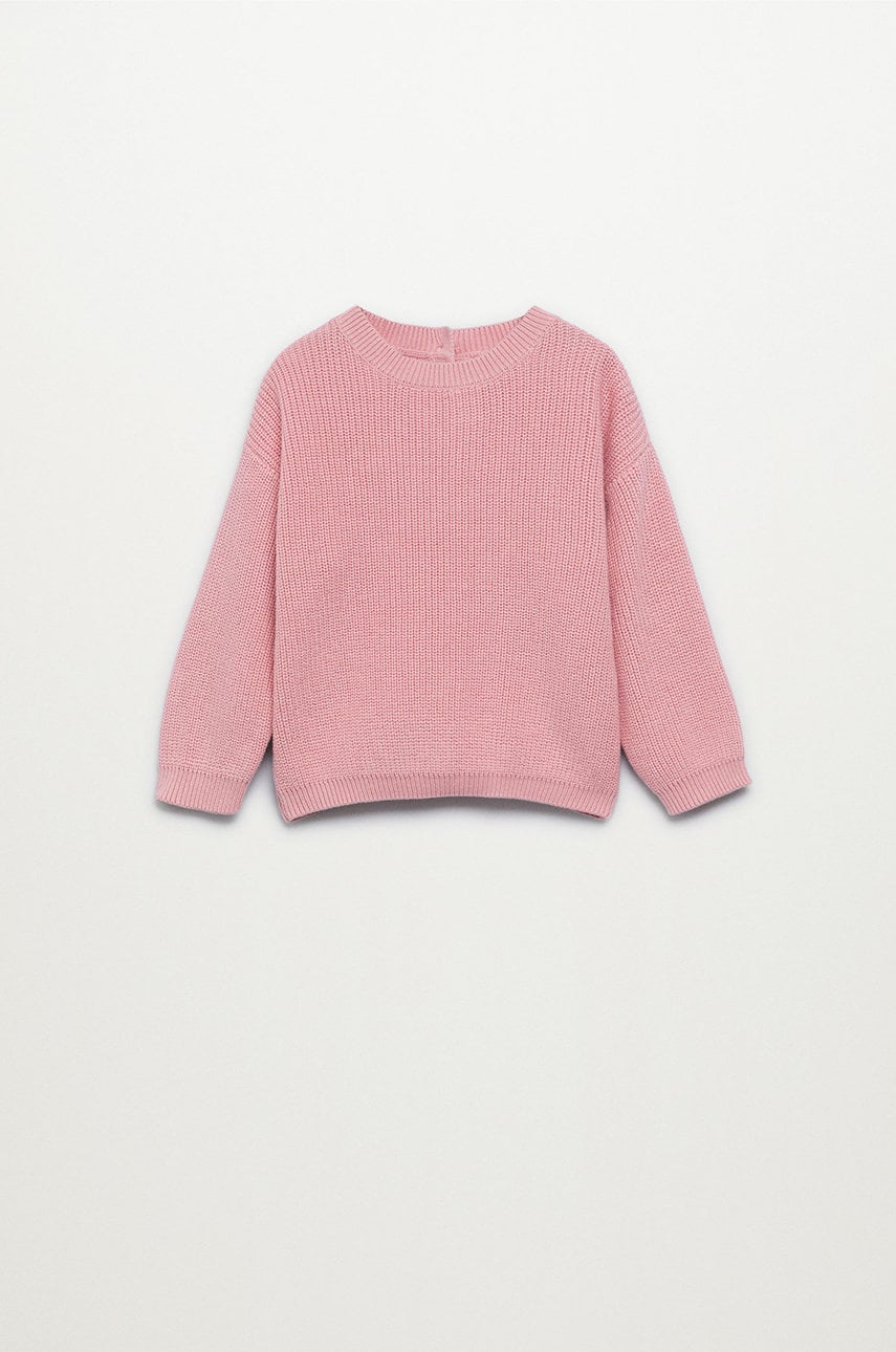 Mango Kids - pulover copii capucino