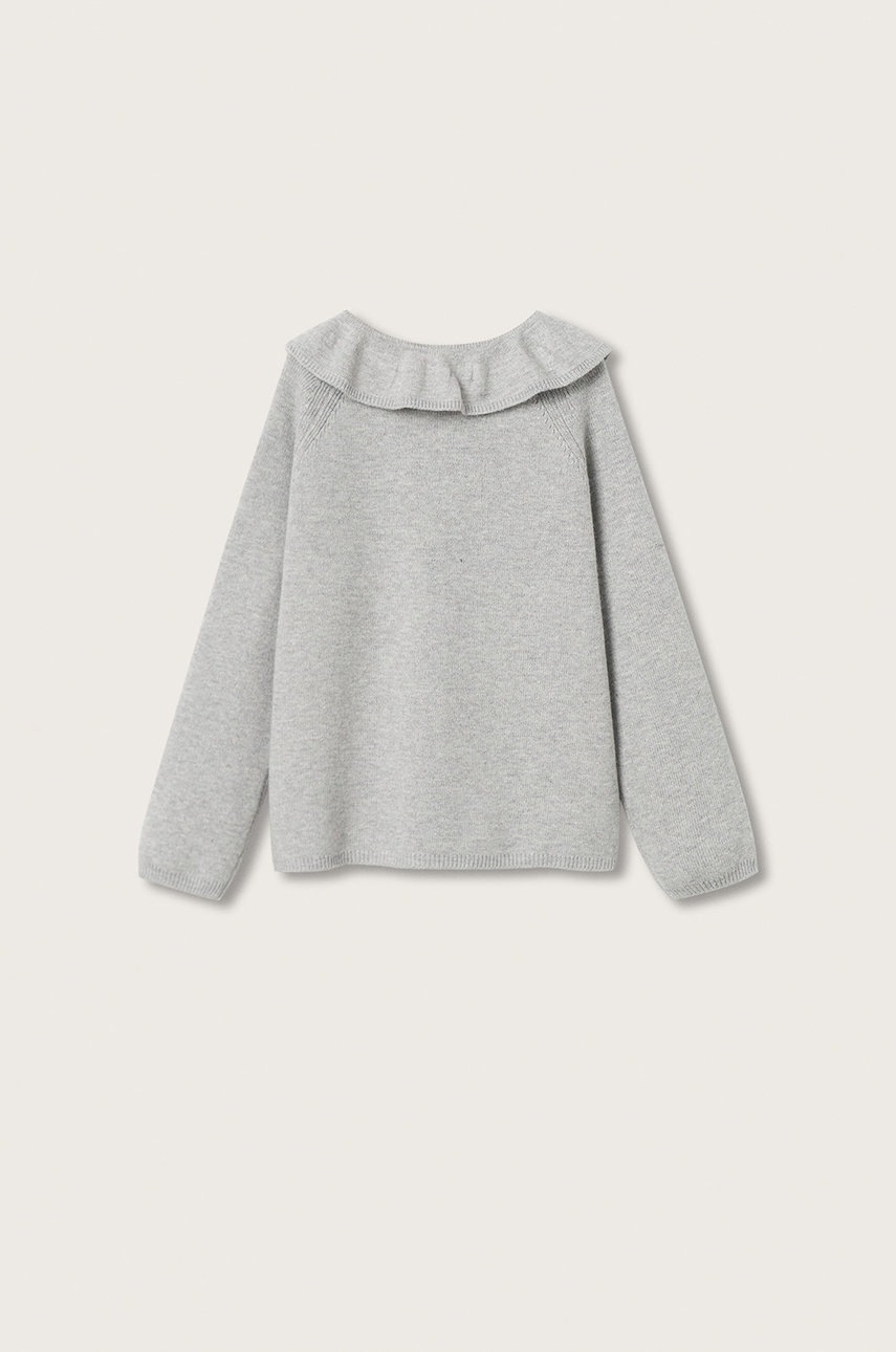 

Дитячий кардиган Mango Kids колір сірий легкий