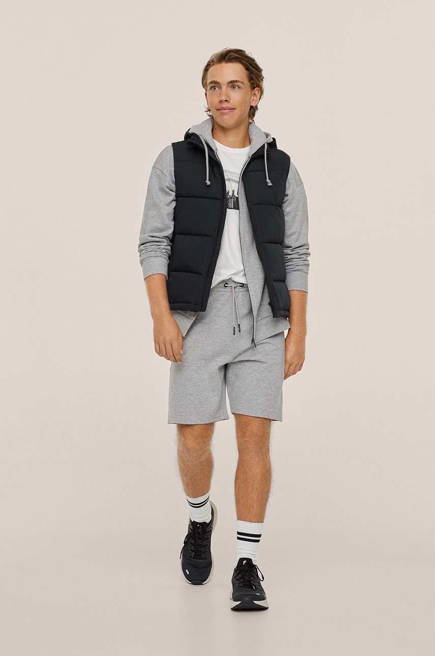 

Детские шорты Mango Kids цвет серый