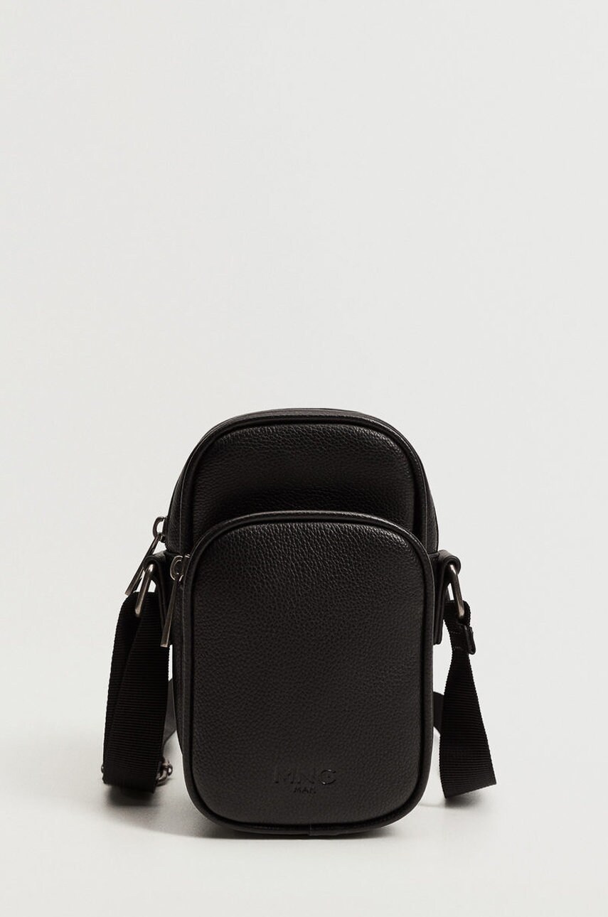 Mango Man borseta culoarea maro 2023 ❤️ Pret Super answear imagine noua 2022