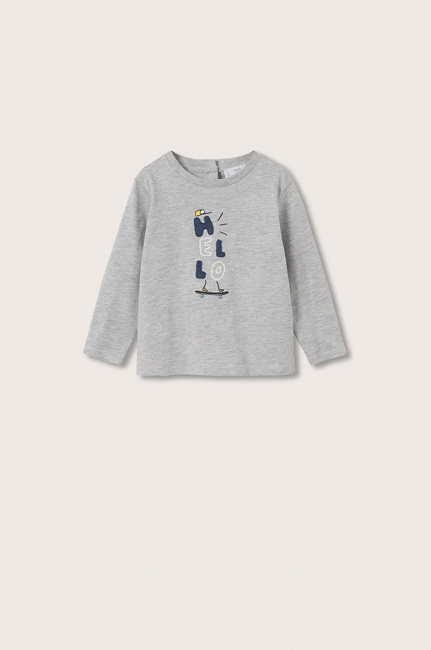 Mango Kids - longsleeve copii hello