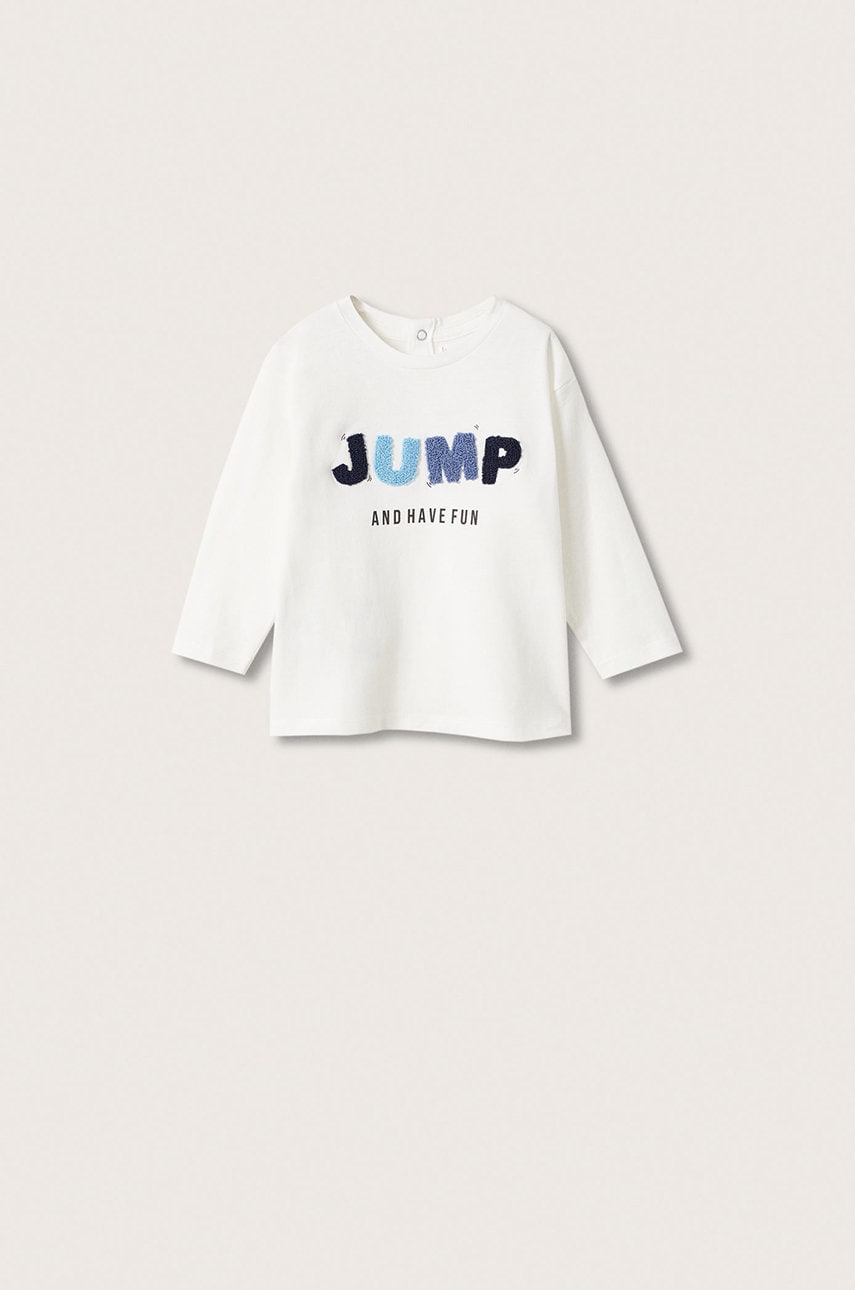 Mango Kids - longsleeve din bumbac pentru copii jump