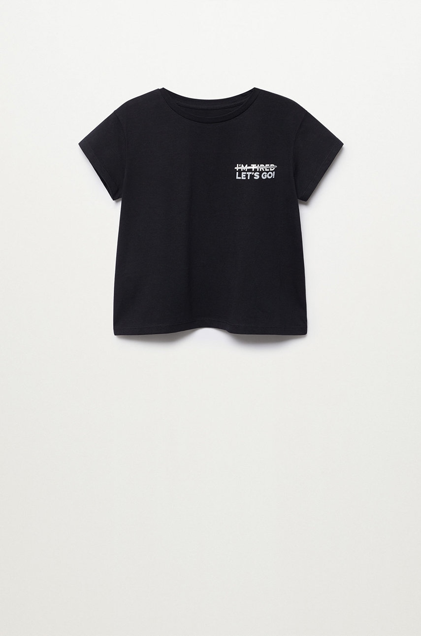 Mango Kids - tricou de bumbac pentru copii nilo
