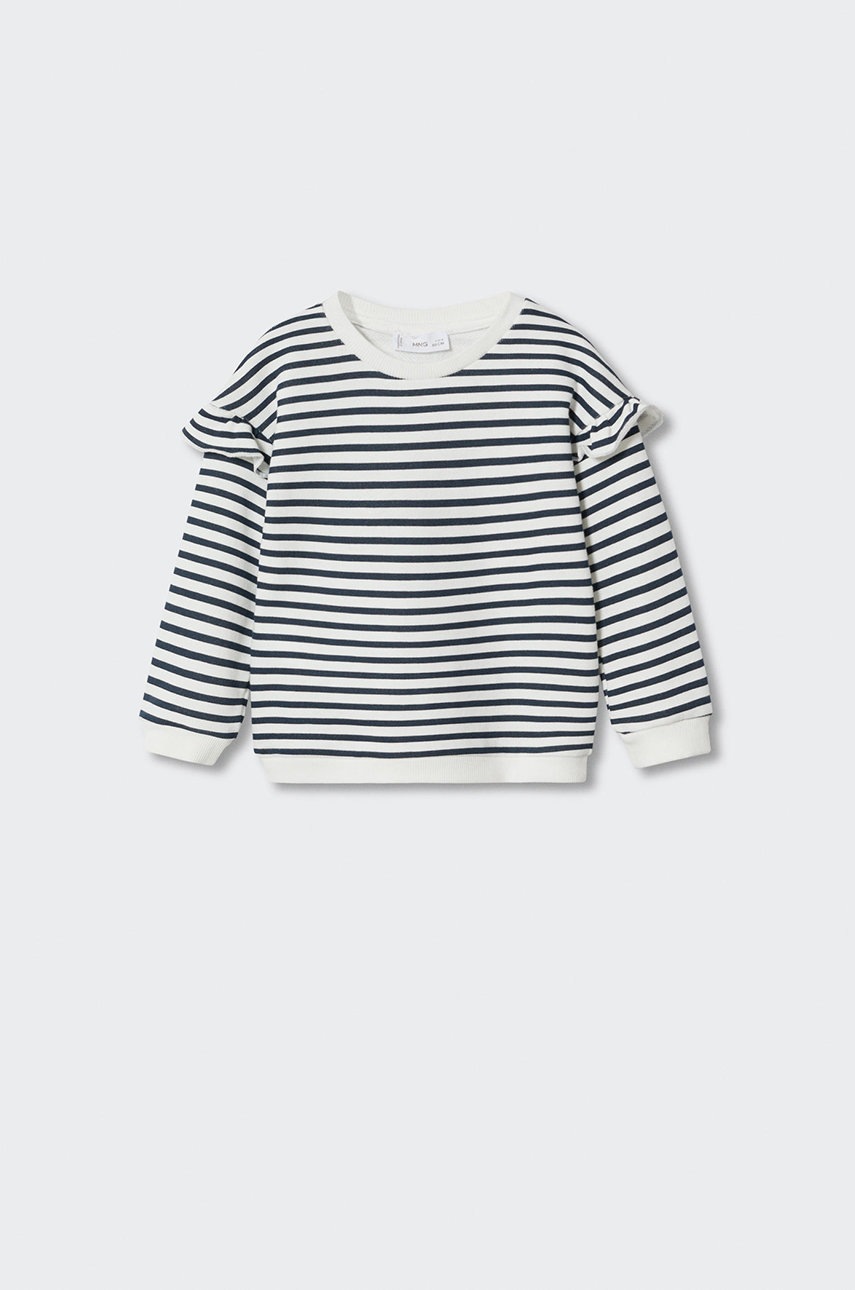 

Дитяча бавовняна кофта Mango Kids Ines колір синій візерунок
