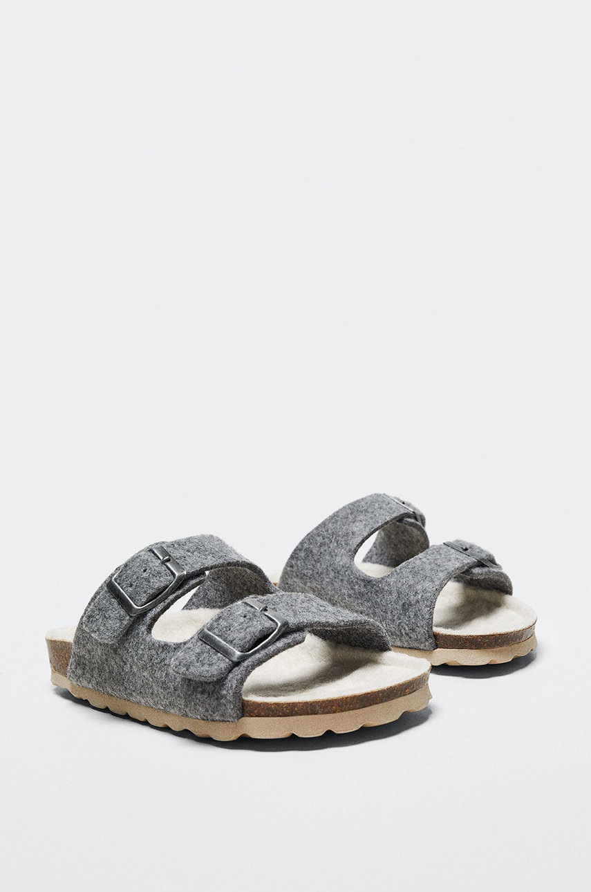 

Детские тапки Mango Kids Alex цвет серый