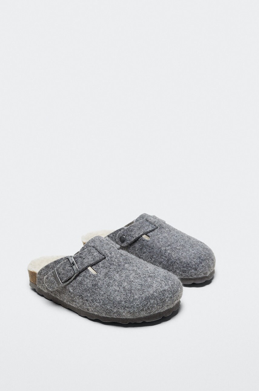 

Дитячі тапочки Mango Kids Jintae колір сірий