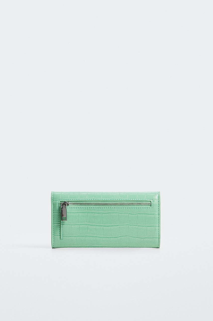 

Кошелек Mango Nala женский цвет зелёный